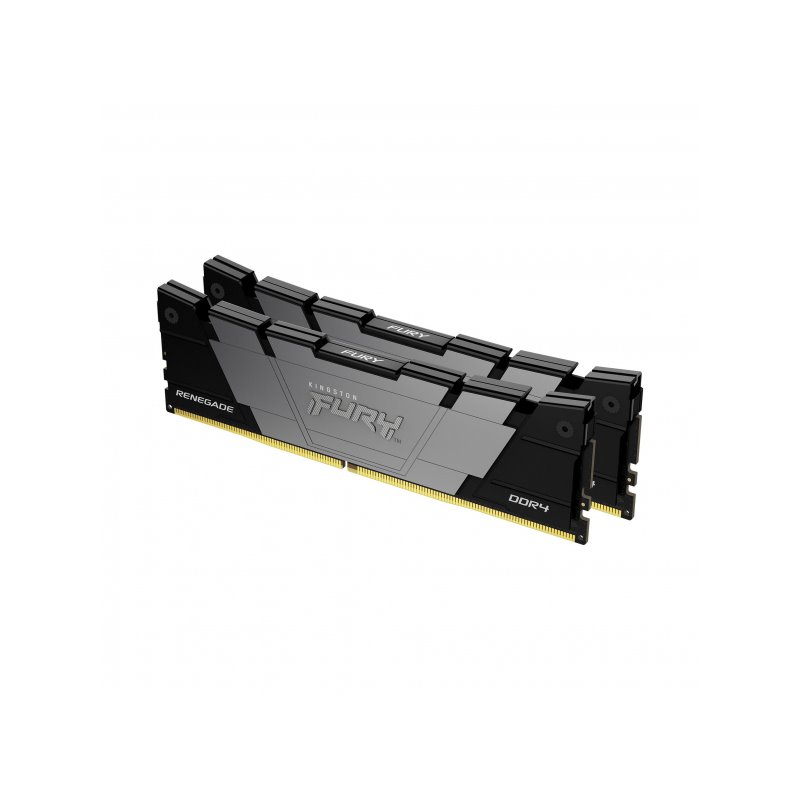 Kingston Fury 32GB(2x16GB) DDR4 3200MT/s CL16 Black XMP KF432C16RB12K2/32 från buy2say.com! Anbefalede produkter | Elektronik on