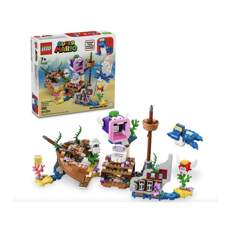 LEGO Super Mario - Dorrie\'s Sunken Shipwreck Adventure (71432) from buy2say.com! Buy and say your opinion! Recommend the produc