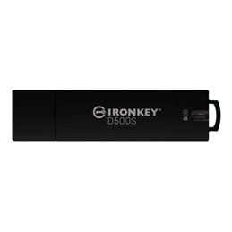 Kingston 8GB IronKey D500S Fips 140-3 Lvl 3 USB AES-256 IKD500S/8GB