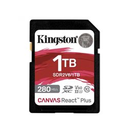 Kingston 1TB Canvas React Plus SDXC SDR2V6/1TB alkaen buy2say.com! Suositeltavat tuotteet | Elektroniikan verkkokauppa