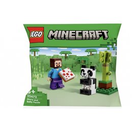 LEGO Minecraft - Steve with Baby Panda (30672) от buy2say.com!  Препоръчани продукти | Онлайн магазин за електроника