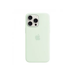 Apple iPhone 15 Pro Max Silicone Case MagSafe Soft Mint MWNQ3ZM/A от buy2say.com!  Препоръчани продукти | Онлайн магазин за елек