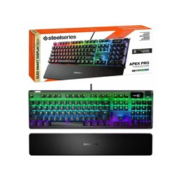 SteelSeries Apex Pro Keyboard QWERTY 64626 alkaen buy2say.com! Suositeltavat tuotteet | Elektroniikan verkkokauppa