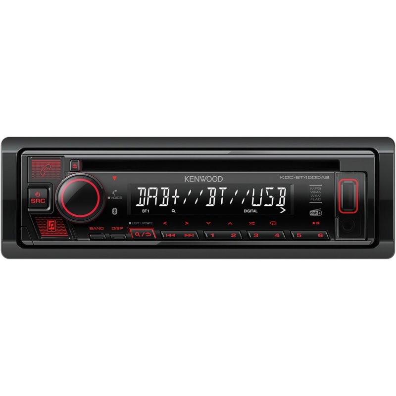 Kenwood KDC-BT450DAB Black 1 DIN 50W from buy2say.com! Buy and say your opinion! Recommend the product!