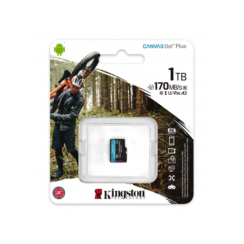 Kingston Canvas Go Plus MicroSDXC 1TB SDCG3/1TBSP от buy2say.com! Препоръчани продукти | Онлайн магазин за електроника Kingston Canvas Go Plus MicroSDXC 1TB SDCG3/1TBSP от buy2say.com! Препоръчани продукти | Онлайн магазин за електроника