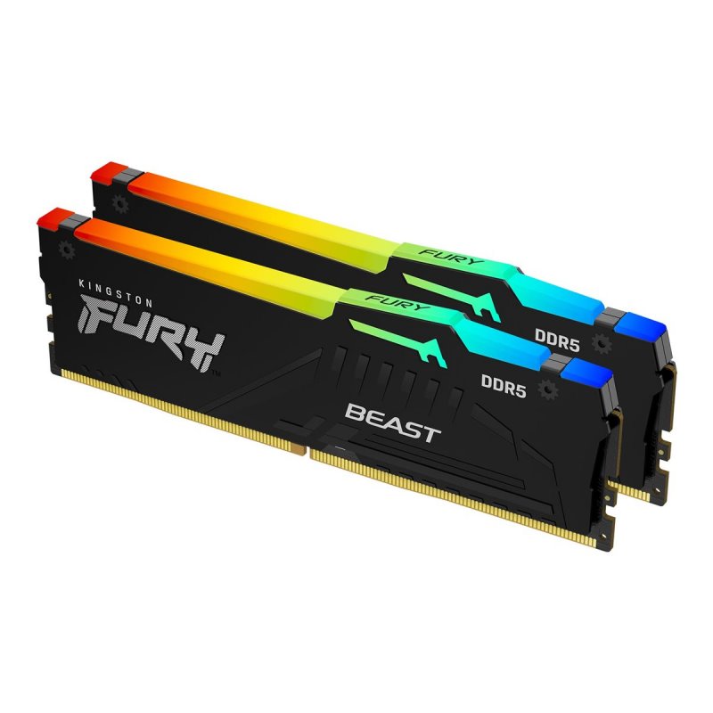 Kingston FURY Beast RGB DDR5 Kit 64 GB 2 x 32 GB from buy2say.com! Buy and say your opinion! Recommend the product!