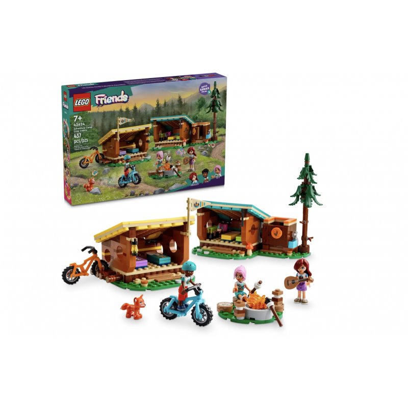 LEGO Friends - Adventure Camp Cosy Cabins (42624) от buy2say.com! Препоръчани продукти | Онлайн магазин за електроника LEGO Friends - Adventure Camp Cosy Cabins (42624) от buy2say.com! Препоръчани продукти | Онлайн магазин за електроника