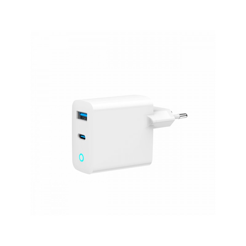 Gembird 2 Port 65W GaN USB Fast Charger LED White TA-UC-PDQC65L-W-01 от buy2say.com! Препоръчани продукти | Онлайн магазин за е Gembird 2 Port 65W GaN USB Fast Charger LED White TA-UC-PDQC65L-W-01 от buy2say.com! Препоръчани продукти | Онлайн магазин за е