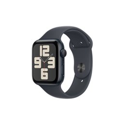 Apple Watch SE GPS 44mm Midnight Aluminium M/L Black Sport Band MXEK3QF/A von buy2say.com! Empfohlene Produkte | Elektronik-Onli