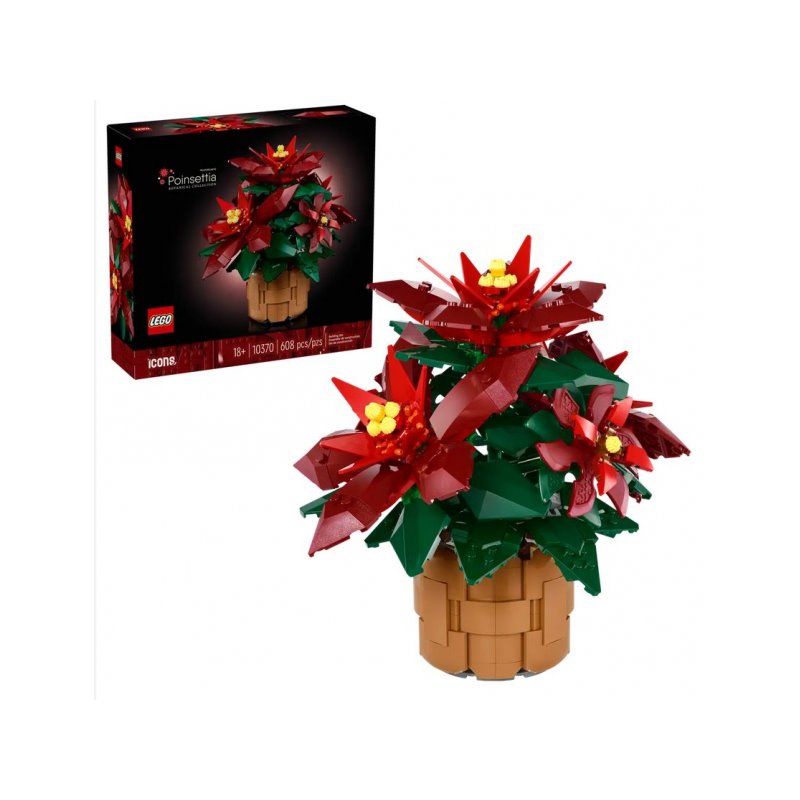 Lego Icons Poinsettia 10370 от buy2say.com! Препоръчани продукти | Онлайн магазин за електроника Lego Icons Poinsettia 10370 от buy2say.com! Препоръчани продукти | Онлайн магазин за електроника