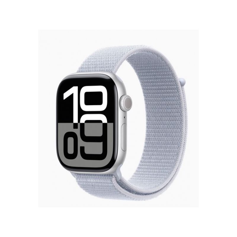 Apple Watch S10 Alu Silver 46mm GPS+Cell Sports Blue Cloud (MWY23QF/A) от buy2say.com! Препоръчани продукти | Онлайн магазин за Apple Watch S10 Alu Silver 46mm GPS+Cell Sports Blue Cloud (MWY23QF/A) от buy2say.com! Препоръчани продукти | Онлайн магазин за