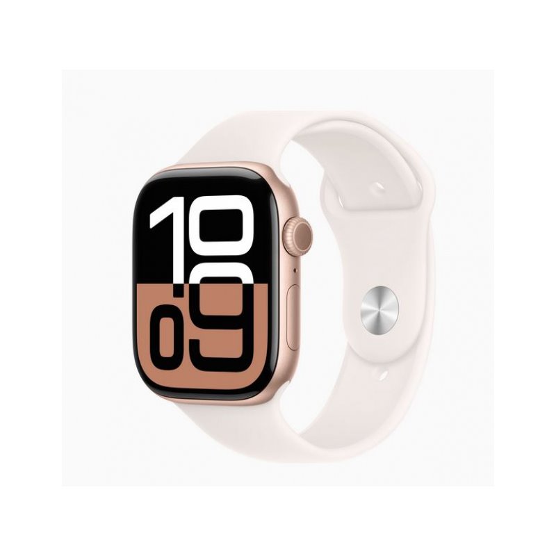 Apple Watch S10 Alu Rose Gold 46mm GPS+Cell Sports Light Blush (MWY73QF/A) от buy2say.com! Препоръчани продукти | Онлайн магази Apple Watch S10 Alu Rose Gold 46mm GPS+Cell Sports Light Blush (MWY73QF/A) от buy2say.com! Препоръчани продукти | Онлайн магази
