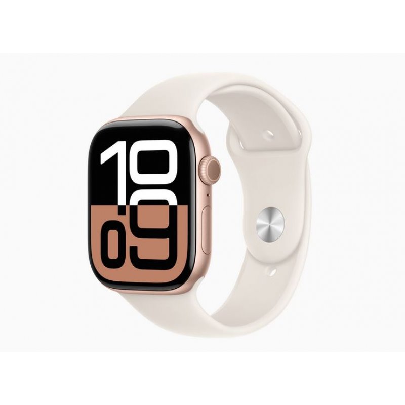 Apple Watch S10 Alu Rose Gold 46 mm GPS Sports Starlight (MWWU3QF/A) от buy2say.com! Препоръчани продукти | Онлайн магазин за е Apple Watch S10 Alu Rose Gold 46 mm GPS Sports Starlight (MWWU3QF/A) от buy2say.com! Препоръчани продукти | Онлайн магазин за е