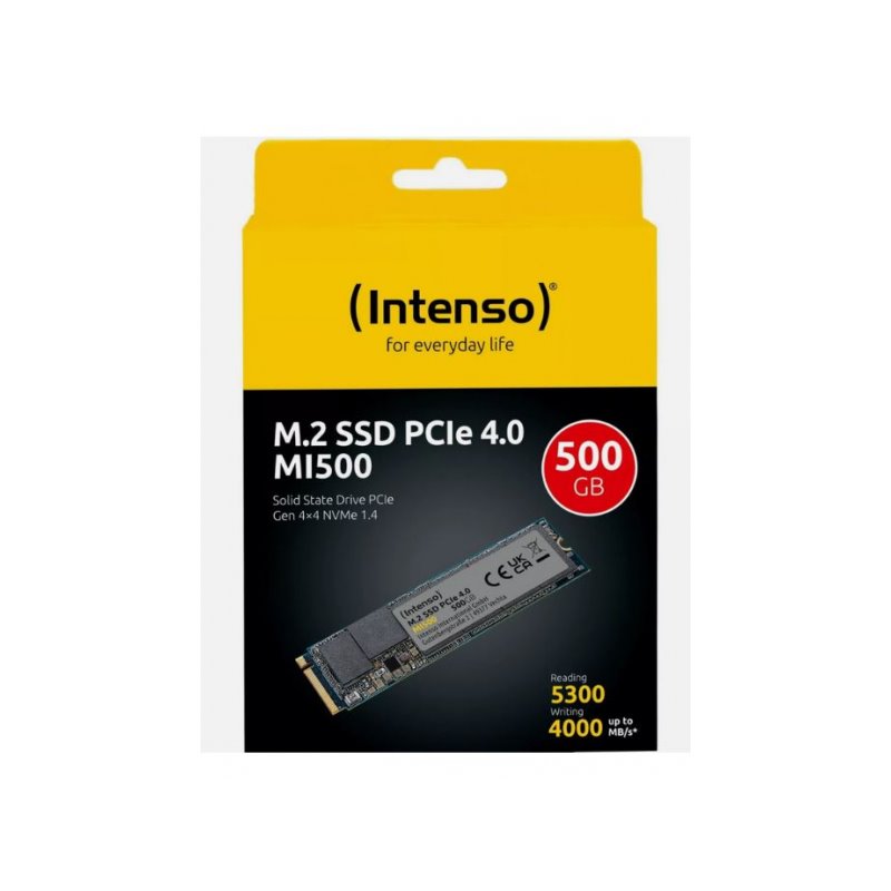 Intenso M.2 SSD PCIe 4.0 MI500 500GB Gen 4x4 NVMe 1.4 (3836450) from buy2say.com! Buy and say your opinion! Recommend the produc