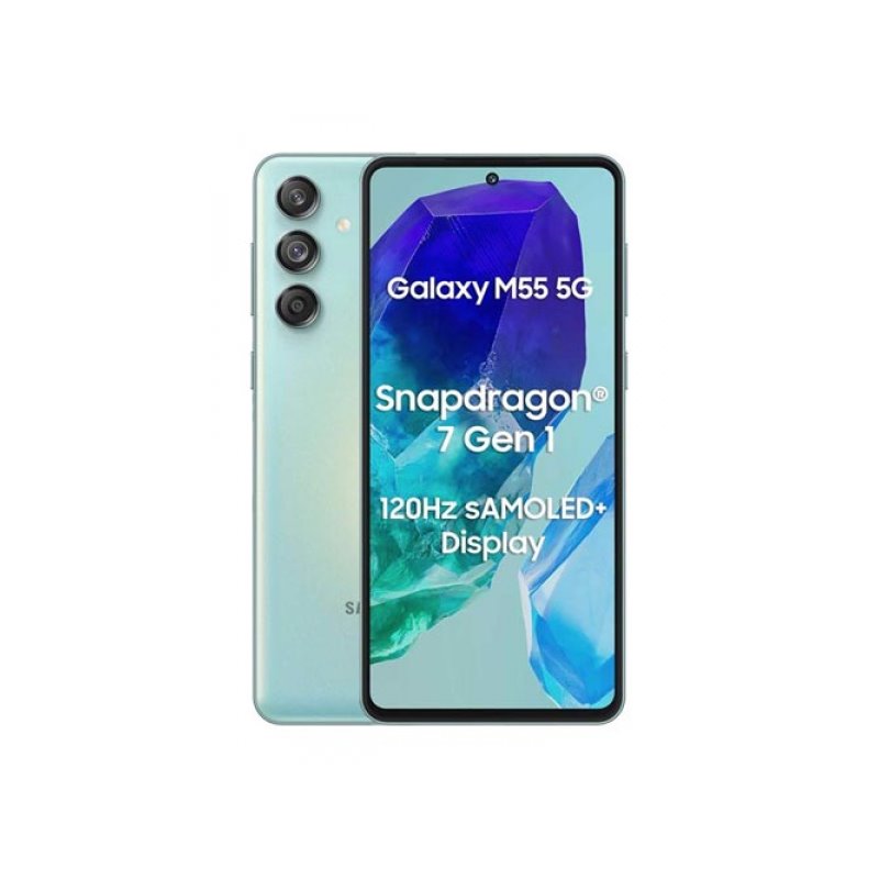 Samsung Galaxy M55 5G 128GB Light Green SM-M556ELGAEUB from buy2say.com! Buy and say your opinion! Recommend the product! Samsung Galaxy M55 5G 128GB Light Green SM-M556ELGAEUB from buy2say.com! Buy and say your opinion! Recommend the product!