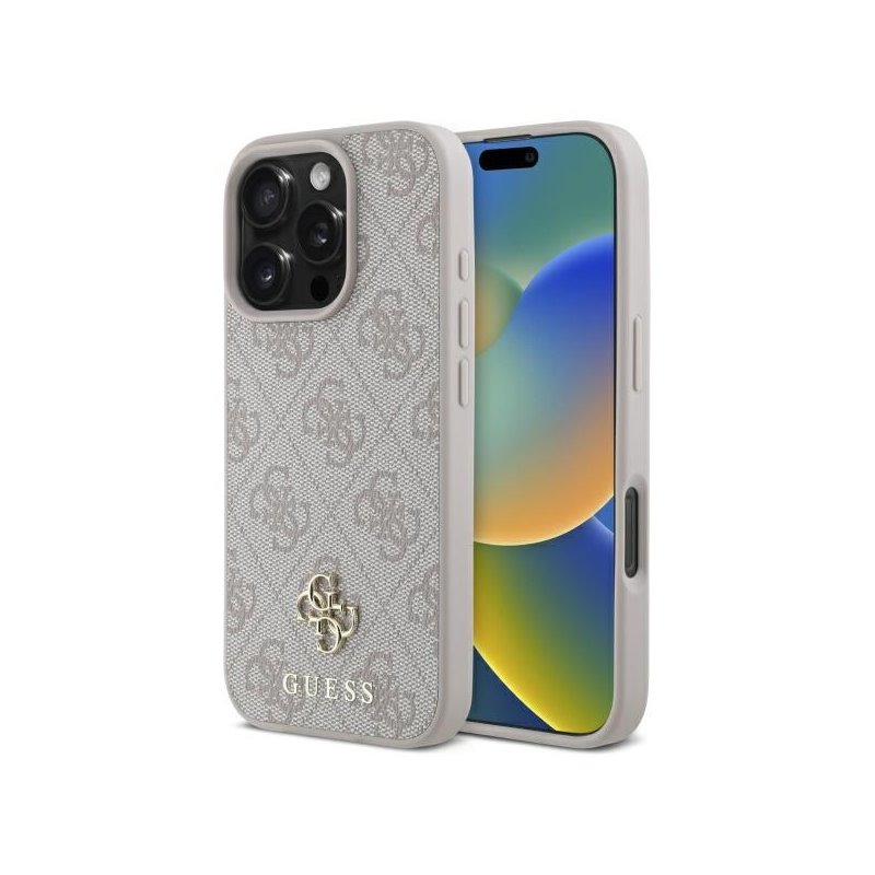 Guess iPhone 16 Pro Max pink hardcase 4G Small Classic MagSafe Guess iPhone 16 Pro Max pink hardcase 4G Small Classic MagSafe