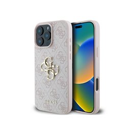 Guess iPhone 16 Pro Max pink hardcase 4G Big Logo