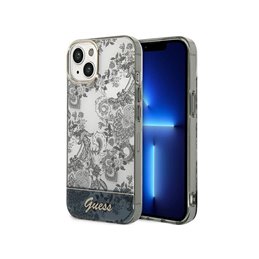 Guess iPhone 13/14/15 grey hardcase Porcelain Collection