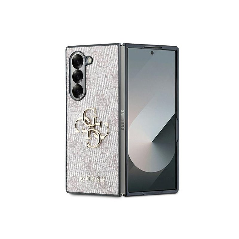 Guess Samsung Galaxy Z Fold6 F956 pink Leather 4G Metal Logo Guess Samsung Galaxy Z Fold6 F956 pink Leather 4G Metal Logo