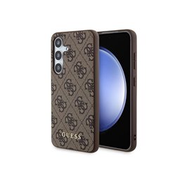 Guess Samsung Galaxy A35 A356 brown hardcase 4G Metal Gold Logo