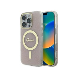 Guess iPhone 16 Pro Max pink hardcase IML 4G MagSafe