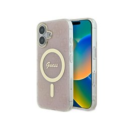 Guess iPhone 16 Plus pink hardcase IML 4G MagSafe