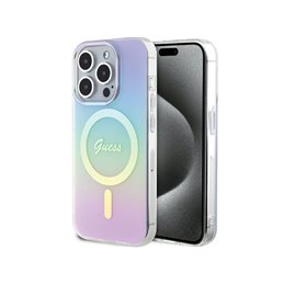 Guess iPhone 15 Pro Max purple hardcase IML Iridescent MagSafe