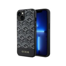 Guess iPhone 13/14/15 black hardcase GCube Stripes MagSafe