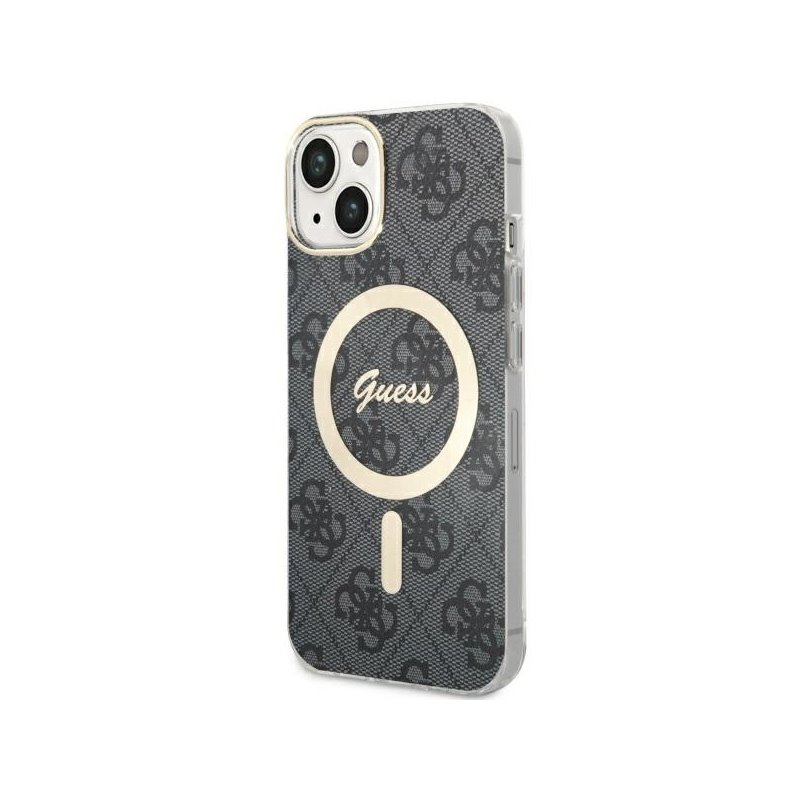 Guess iPhone 13/14/15 black hardcase 4G MagSafe Guess iPhone 13/14/15 black hardcase 4G MagSafe