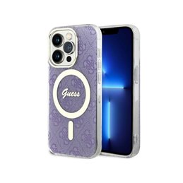Guess iPhone 14 Pro purple hardcase 4G MagSafe