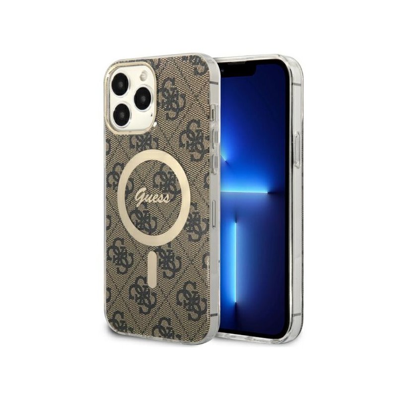 Guess iPhone 13 Pro Max brown hardcase 4G MagSafe Guess iPhone 13 Pro Max brown hardcase 4G MagSafe