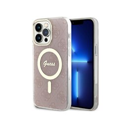 Guess iPhone 13 Pro Max pink hardcase 4G MagSafe