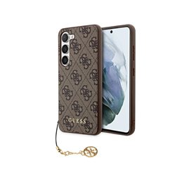 Guess Samsung Galaxy A35 brown hardcase 4G Charms Collection