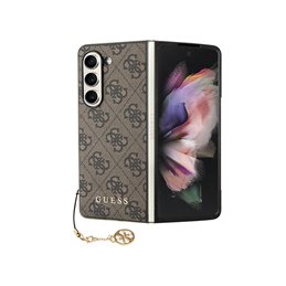 Guess Samsung Galaxy Z Fold5 brown hardcase 4G Charms Collection