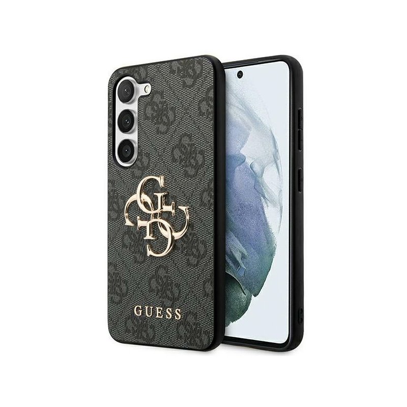 Guess Samsung Galaxy S24 black hardcase 4G Big Metal Logo Guess Samsung Galaxy S24 black hardcase 4G Big Metal Logo
