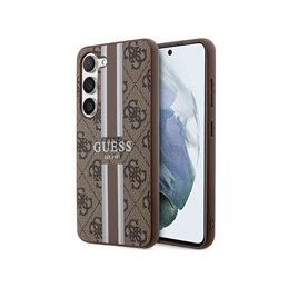 Guess Samsung Galaxy S23 brown hardcase 4G Printed Stripe