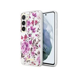 Guess Samsung Galaxy S23 white hardcase Flower Collection