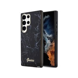 Guess Samsung Galaxy S23 Ultra black hardcase Marble