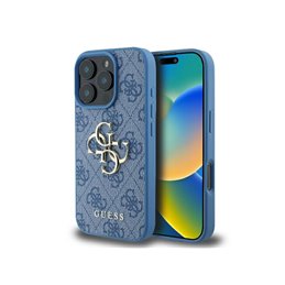 Guess iPhone 16 Pro Max blue hardcase 4G Big Logo