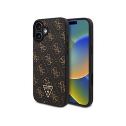 Guess iPhone 16 black hardcase New 4G Triangle