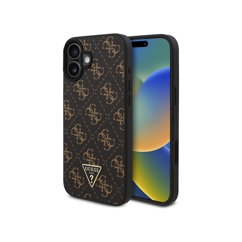 Guess iPhone 16 black hardcase New 4G Triangle Guess iPhone 16 black hardcase New 4G Triangle