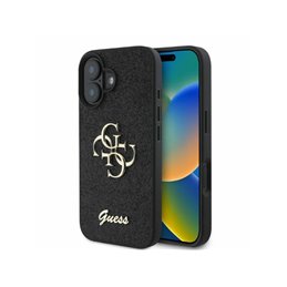 Guess iPhone 16 black hardcase Fixed Glitter Big 4G