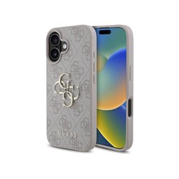 Guess iPhone 16 pink hardcase 4G Big Logo