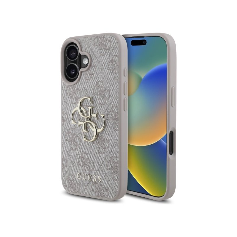 Guess iPhone 16 Plus pink hardcase 4G Big Logo