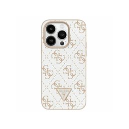 Guess iPhone 16 Pro white hardcase New 4G Triangle