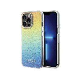Guess iPhone 15 Pro Max hardcase IML Faceted Mirror Disco Iridescent