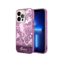 Guess iPhone 14 Pro Max fuschia hardcase Porcelain Collection