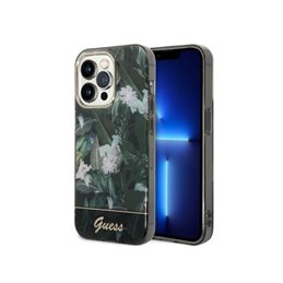 Guess iPhone 14 Pro Max green hardcase Jungle Collection