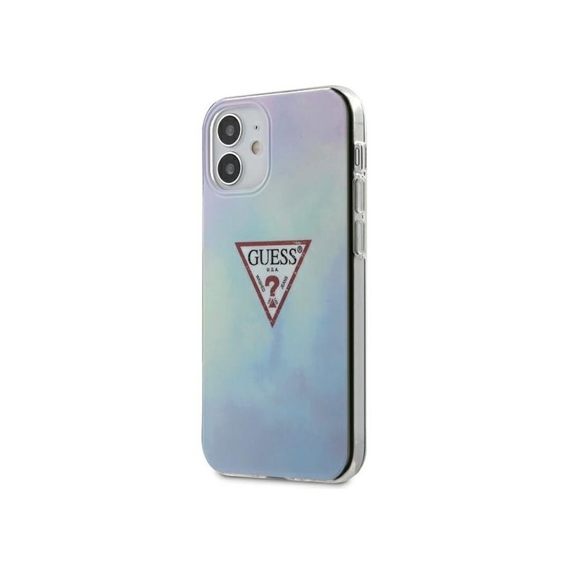 Guess iPhone 12 mini blue hardcase Tie & Die Collection Guess iPhone 12 mini blue hardcase Tie & Die Collection