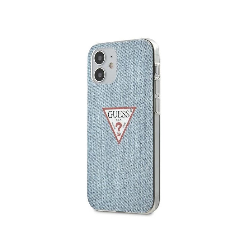 Guess iPhone 12 mini light blue hardcase Jeans Collection Guess iPhone 12 mini light blue hardcase Jeans Collection